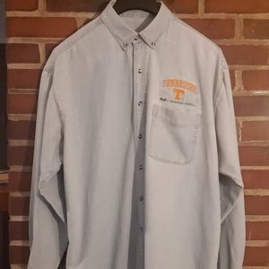 Denim Tennessee Volunteers Fed ex bowl button up
